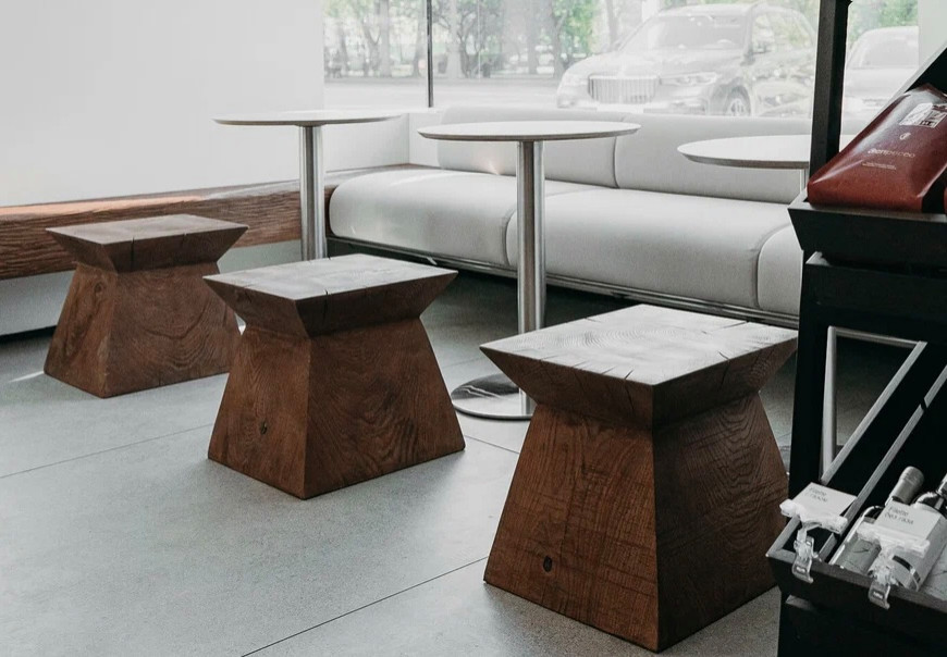 Обложка проекта: ТАБУРЕТ из массива дуба