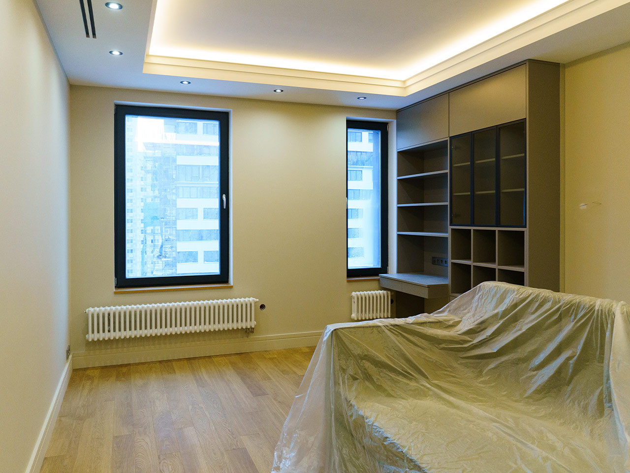 Дизайнерский ремонт 132 м² в ЖК Квартал 38А
