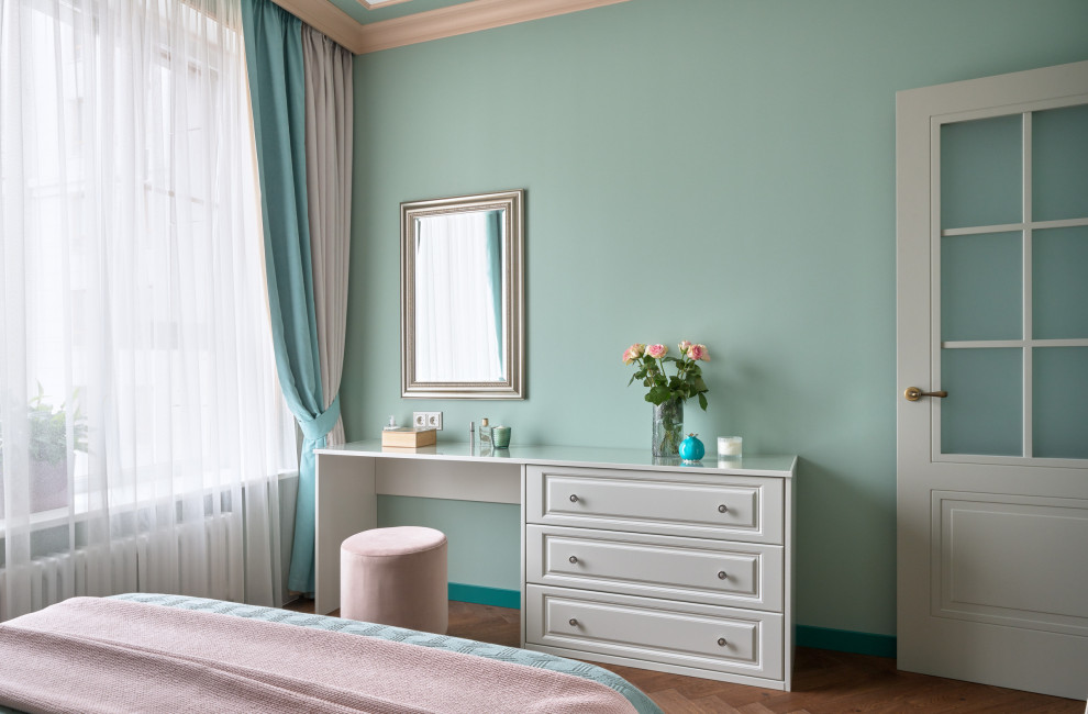 Двухкомнатная квартира с ярким дизайном 65 м2