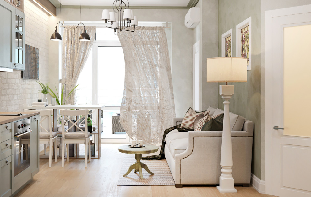 Обложка проекта: Дизайн проект квартиры общей площадью 56 кв.м в стиле "Прованс"