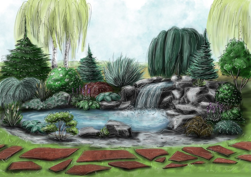 Ландшафтные скетчи