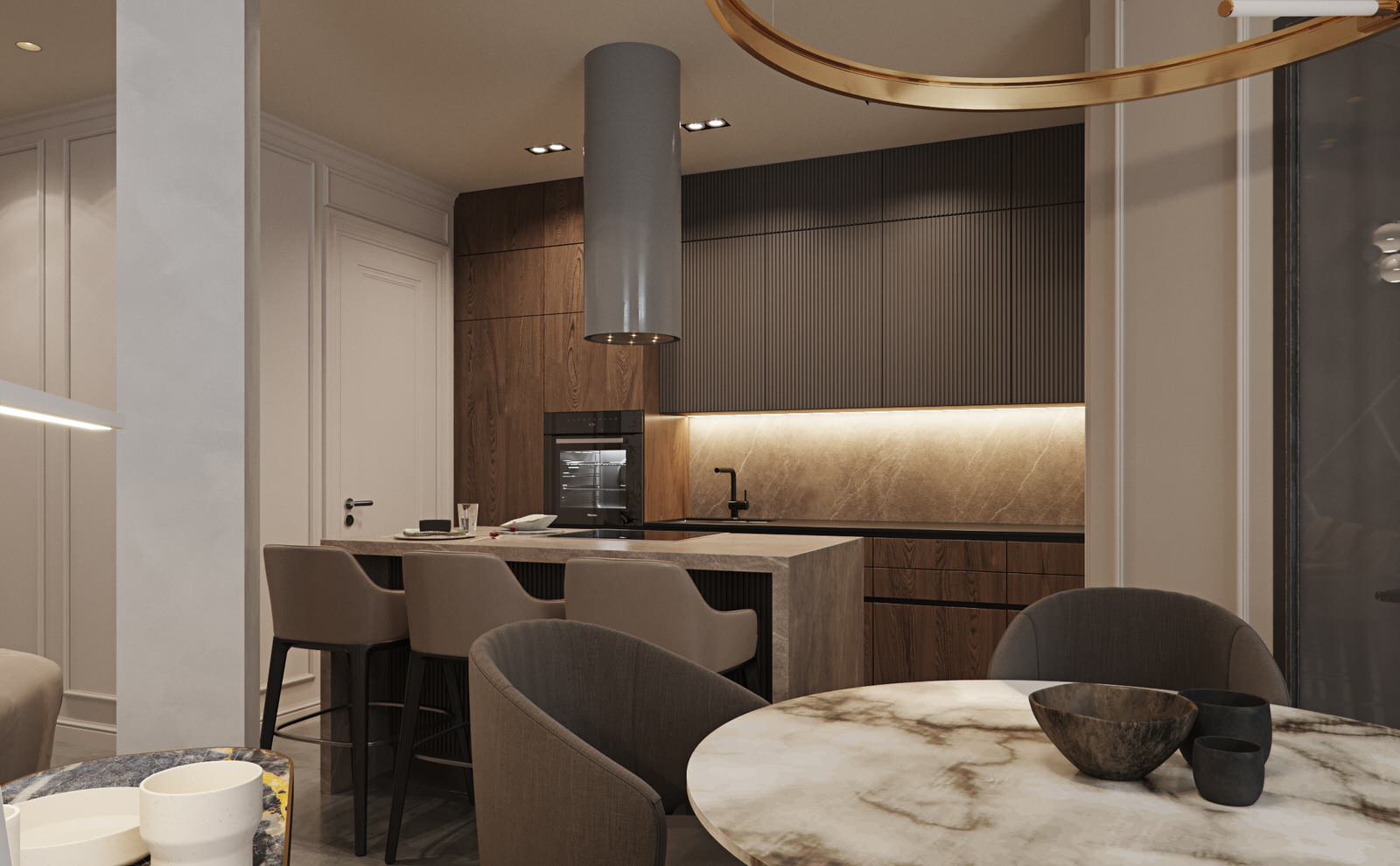 Частная двухуровневая квартира LP