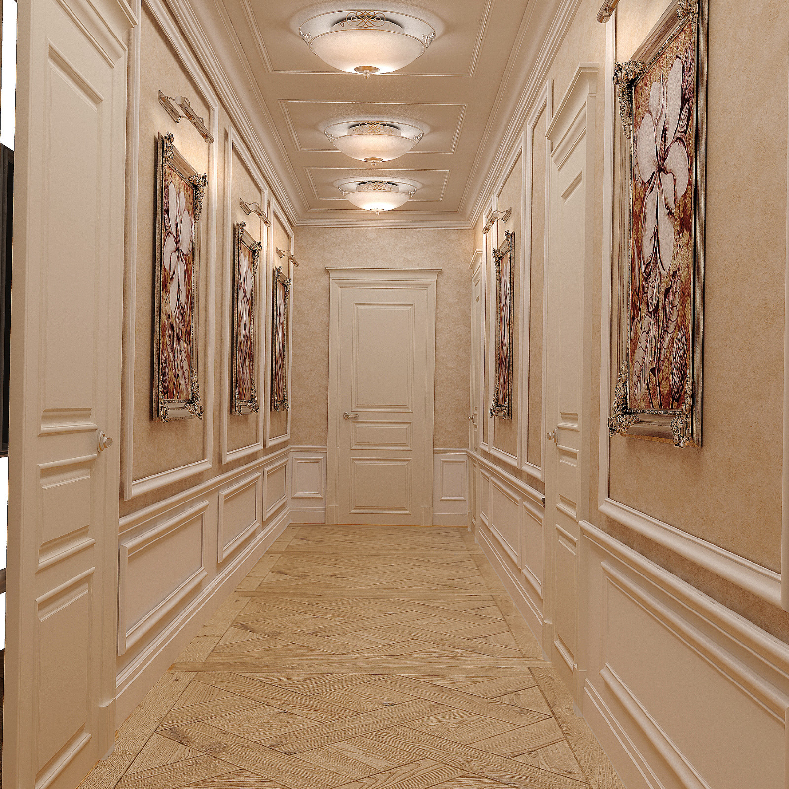 дизайн холла