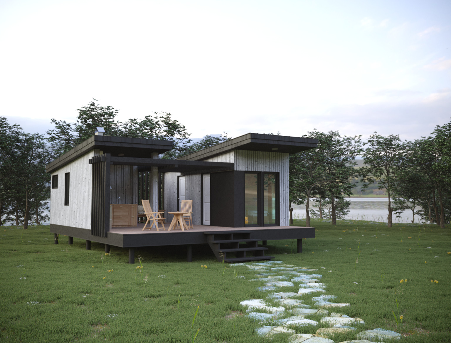 Модульный дом "Аскет"