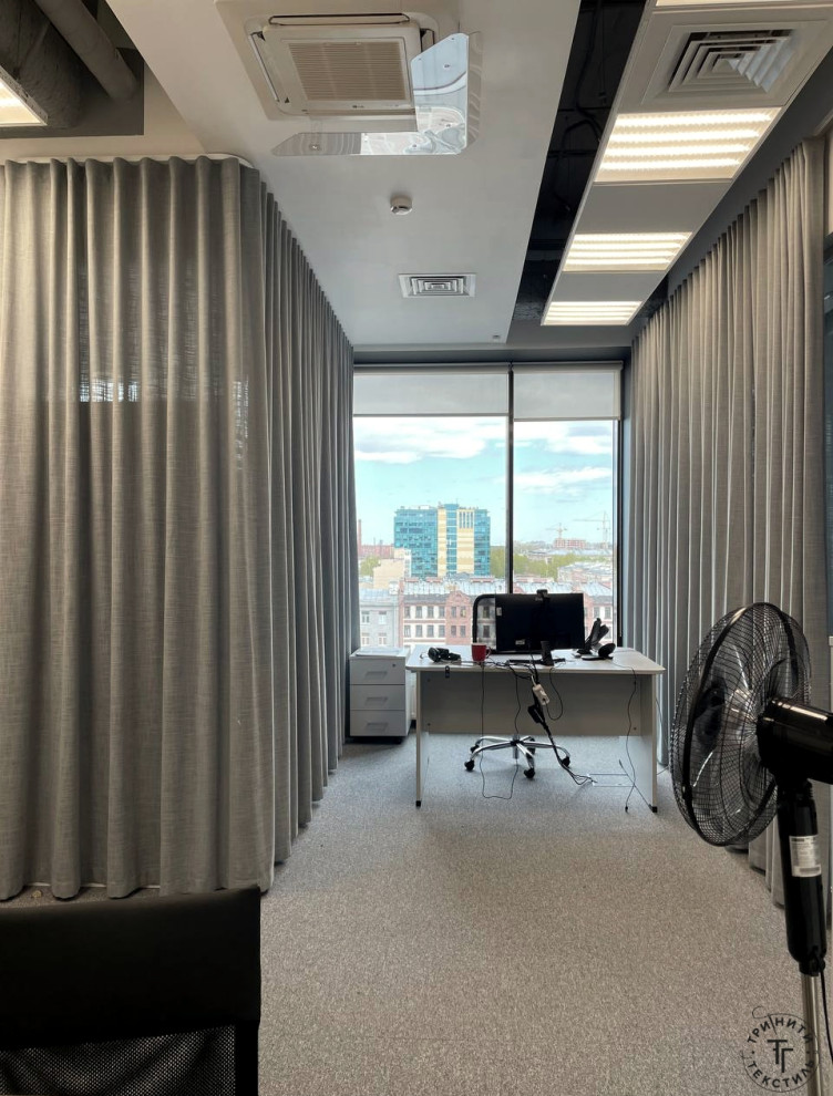 Обложка проекта: Зонирование текстилем офиса "Триколор"