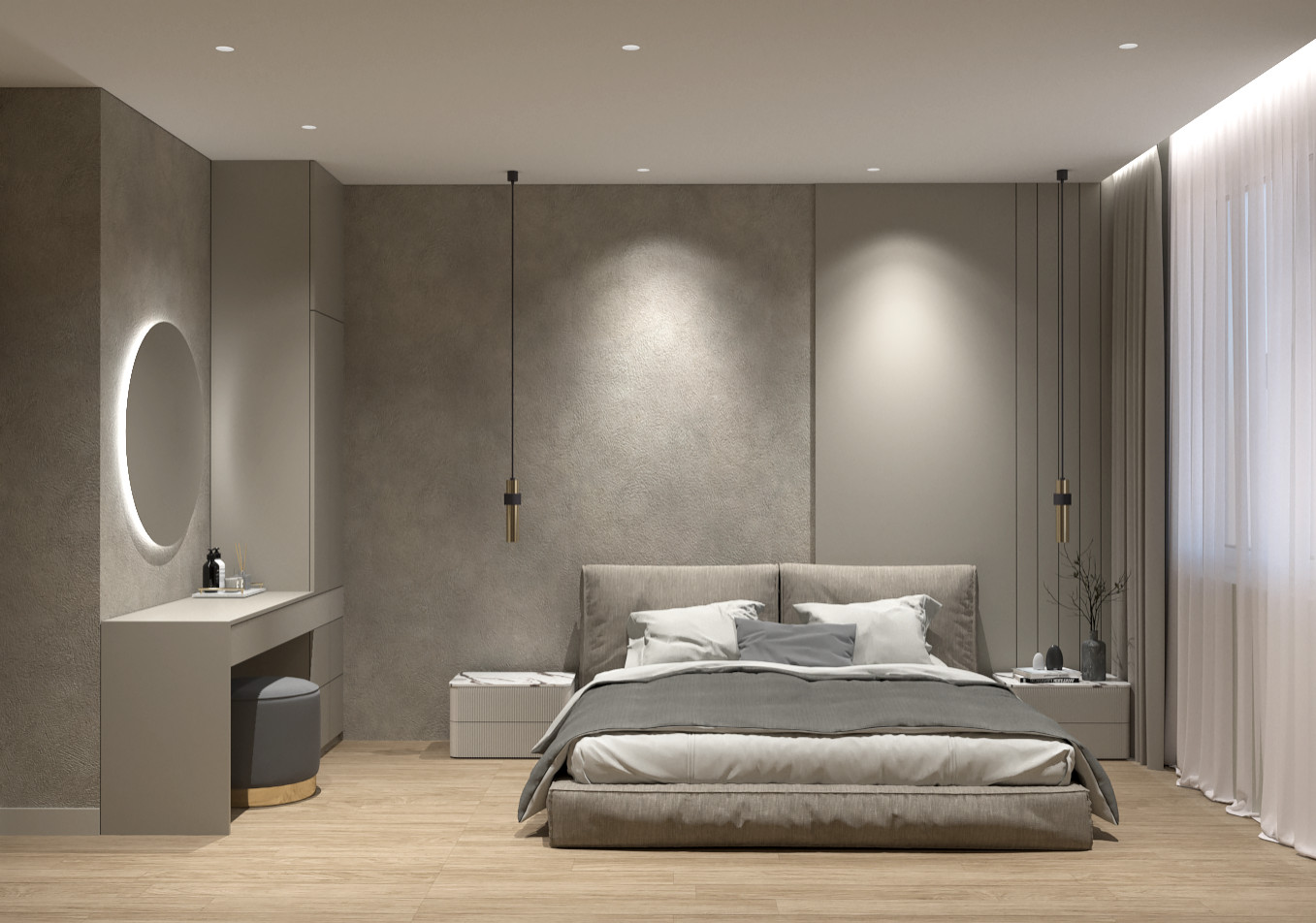 Двухкомнатная квартира S-65 м2