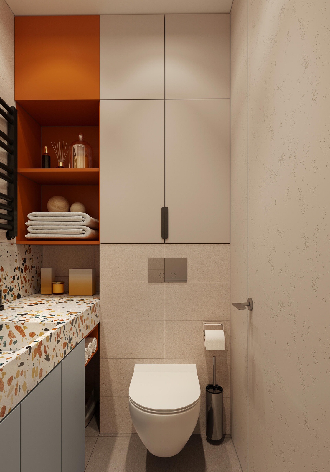 Дизайн интерьера квартиры в скандинавском стиле в ЖК "Московские ворота II"