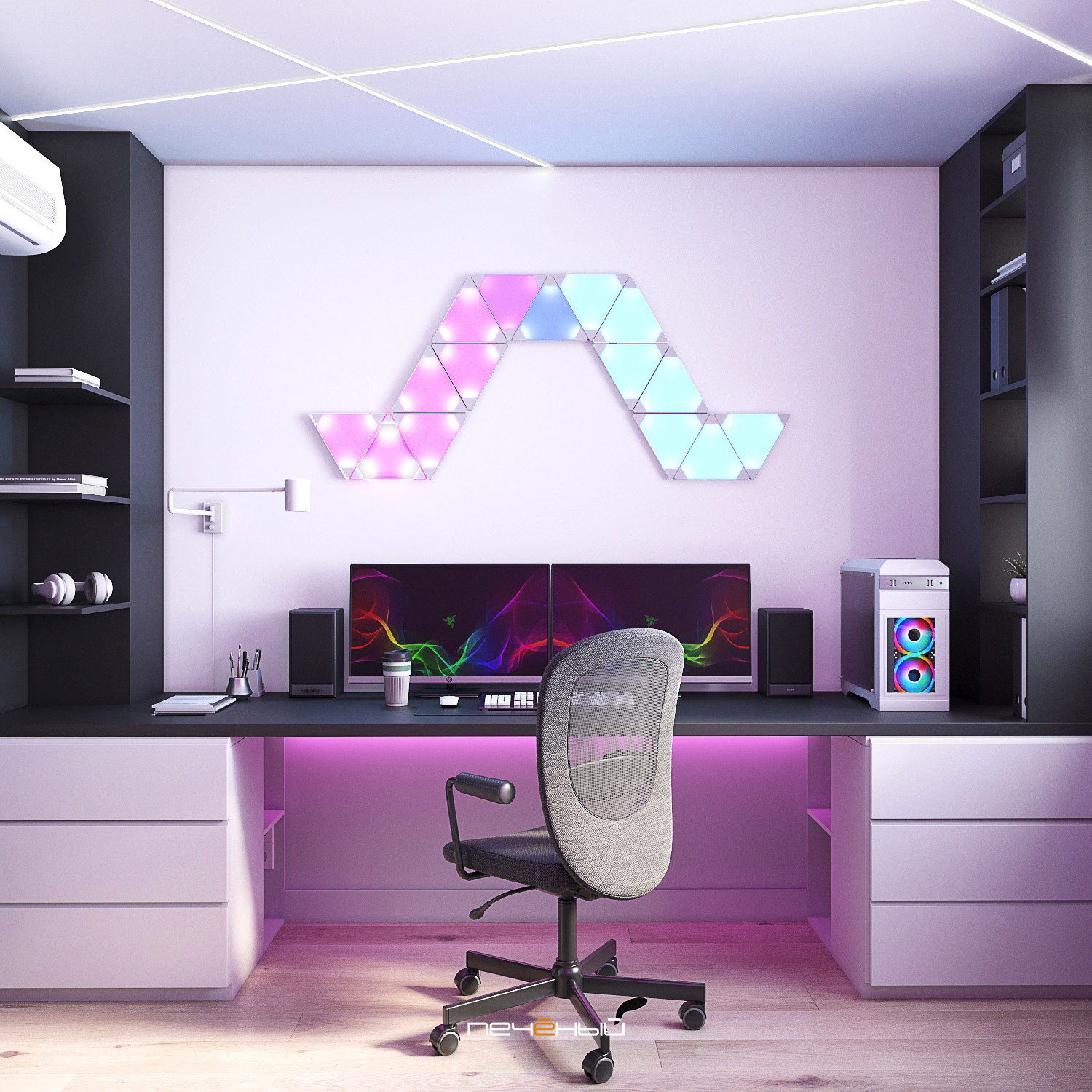 Квартира у Парижа с современным дизайном