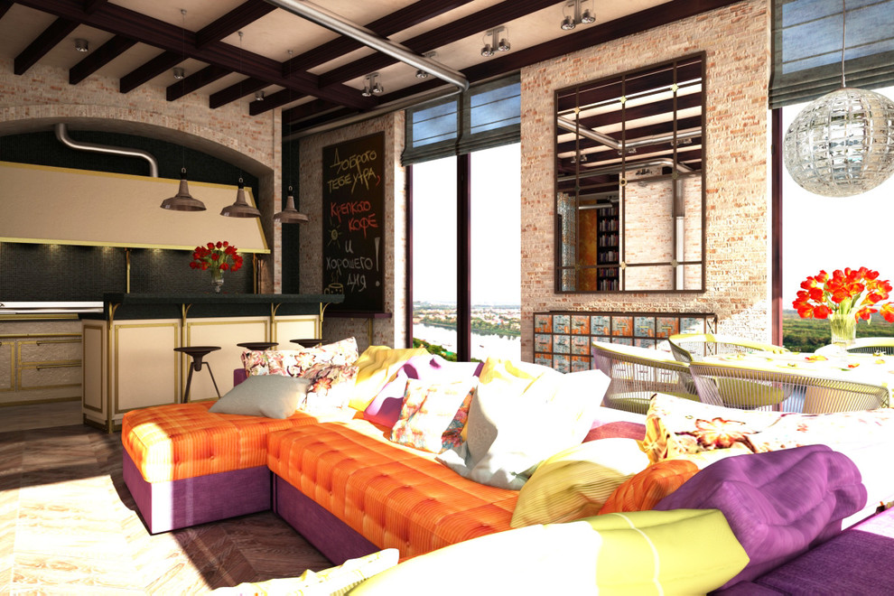 Жизнерадостный и волшебный лофт в Олимпийской деревне Новогорск