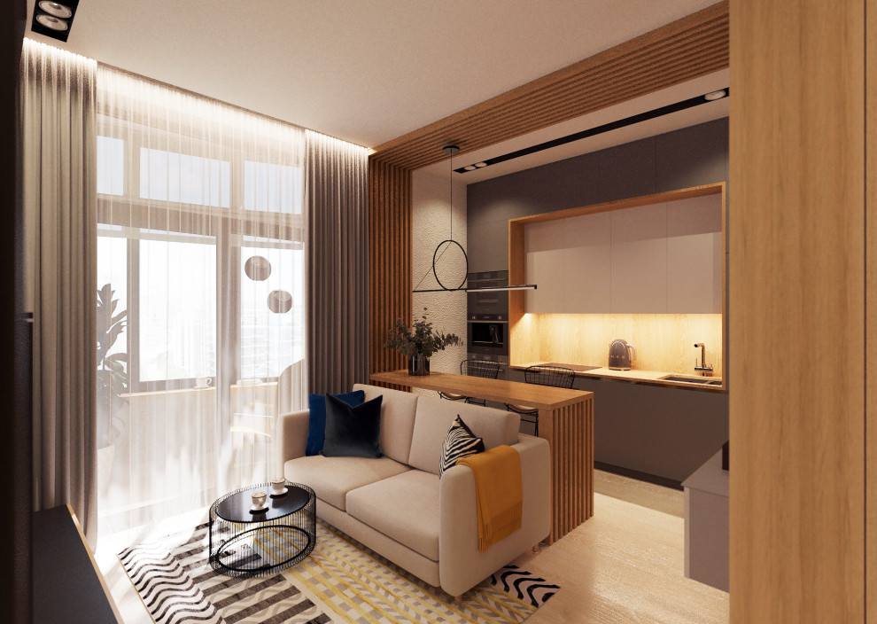 Гостиная-кухня