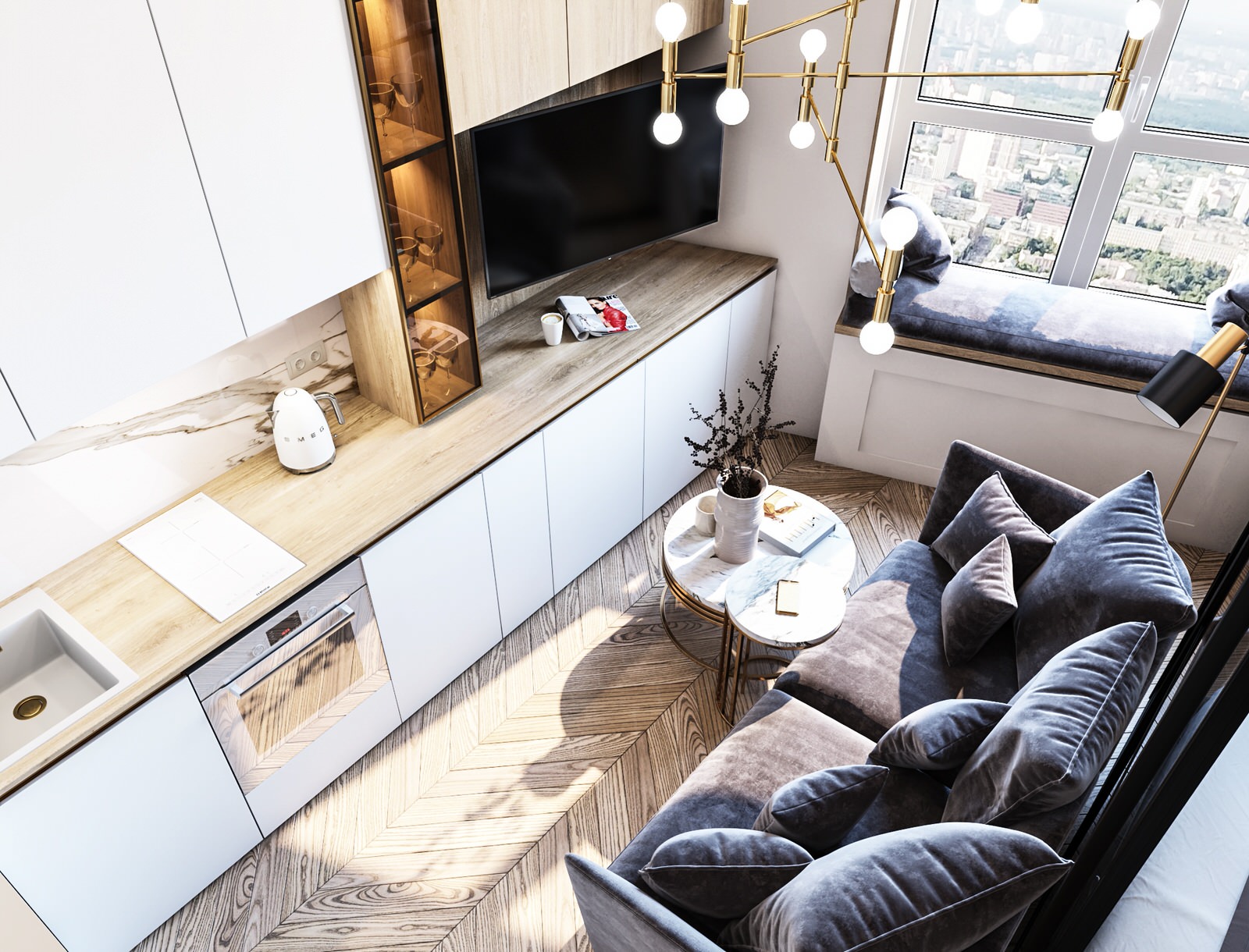 Студия 33 кв.м.