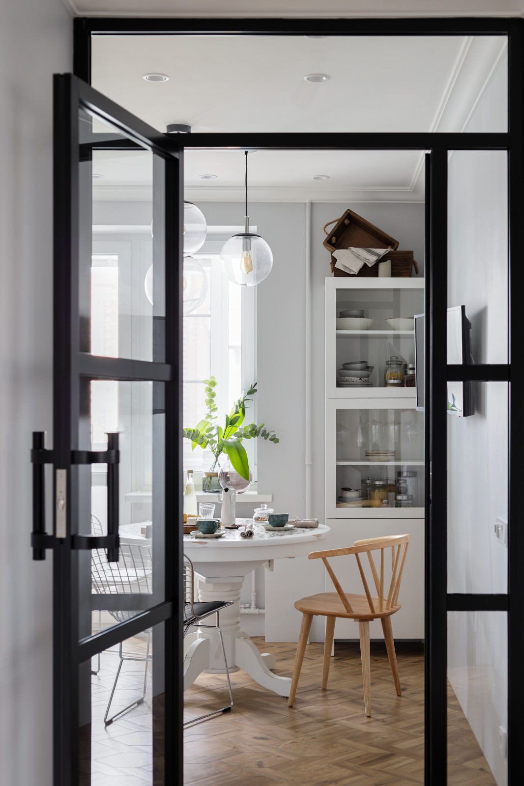 Chic interior for young couple