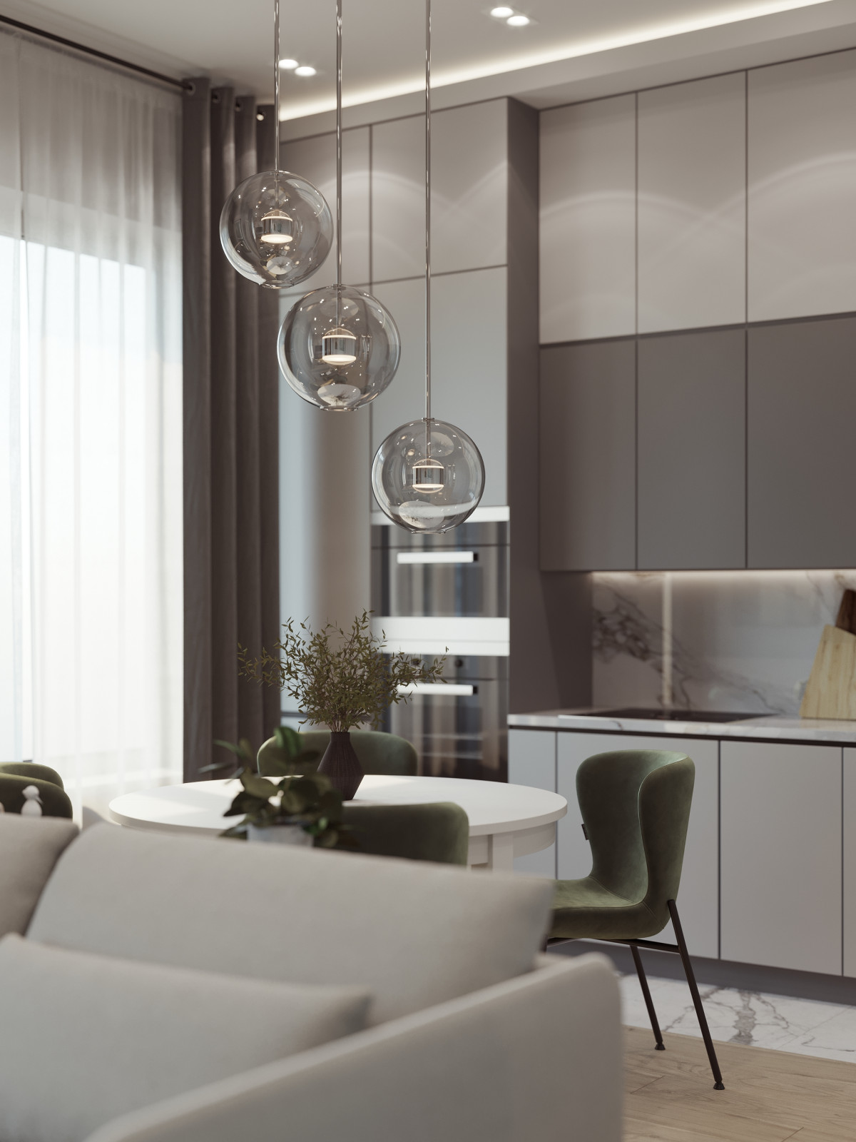 Квартира в стиле минимализм для