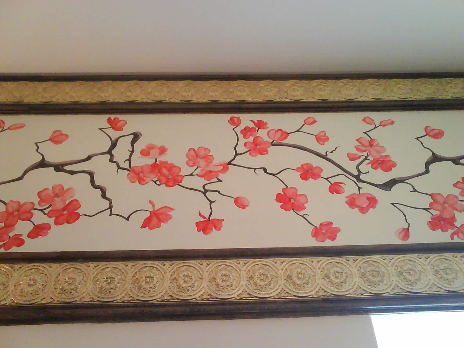 роспись квартиры в японской тематике