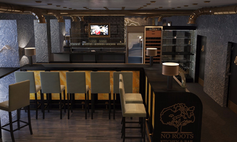 Барная зона. Ресторан.