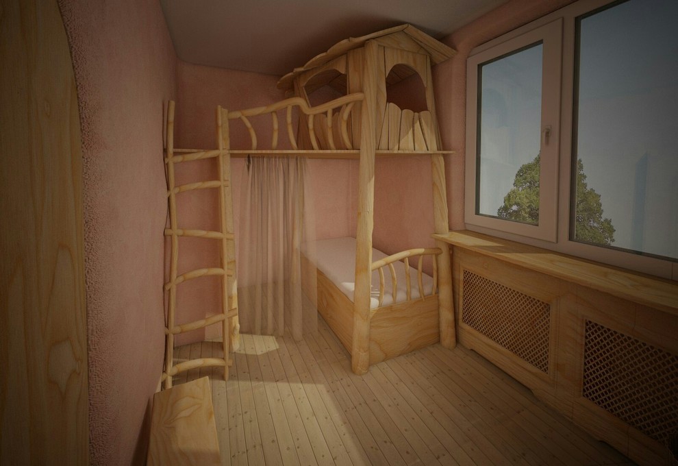 Детская комната для девочки-дошкольницы