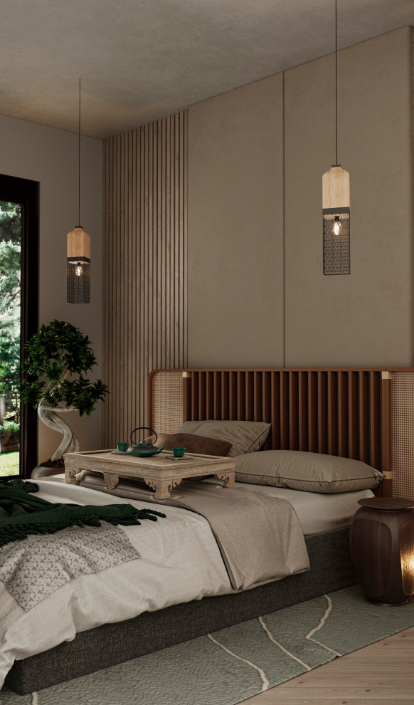 Спальня в японском стиле