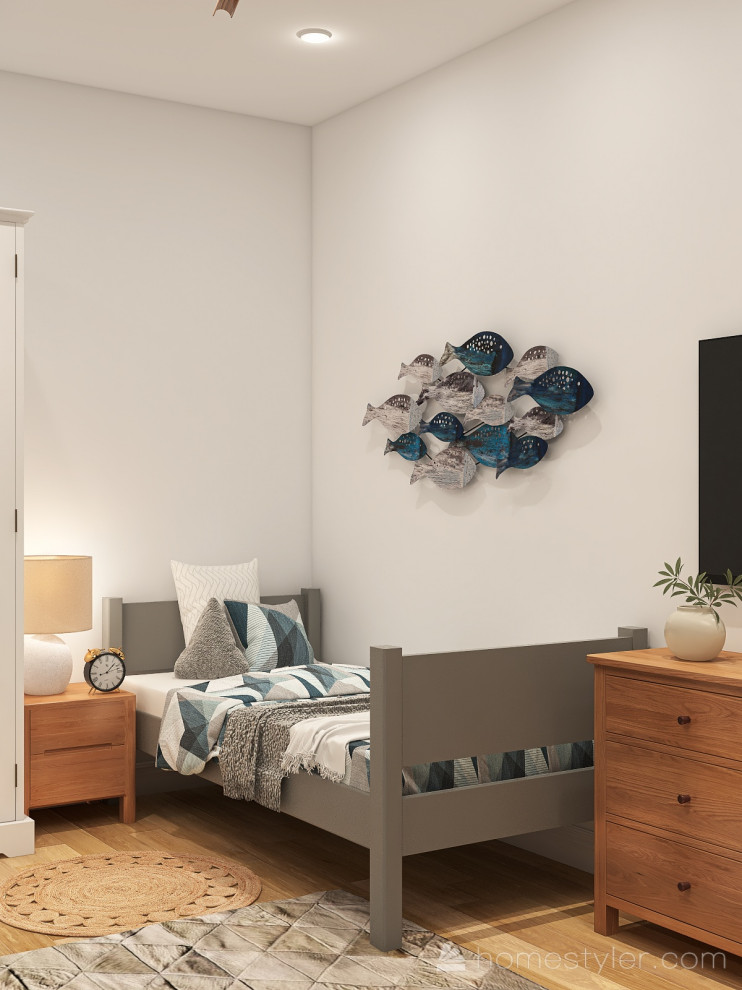 Обложка проекта: Детская комната для мальчика в средиземноморском стиле