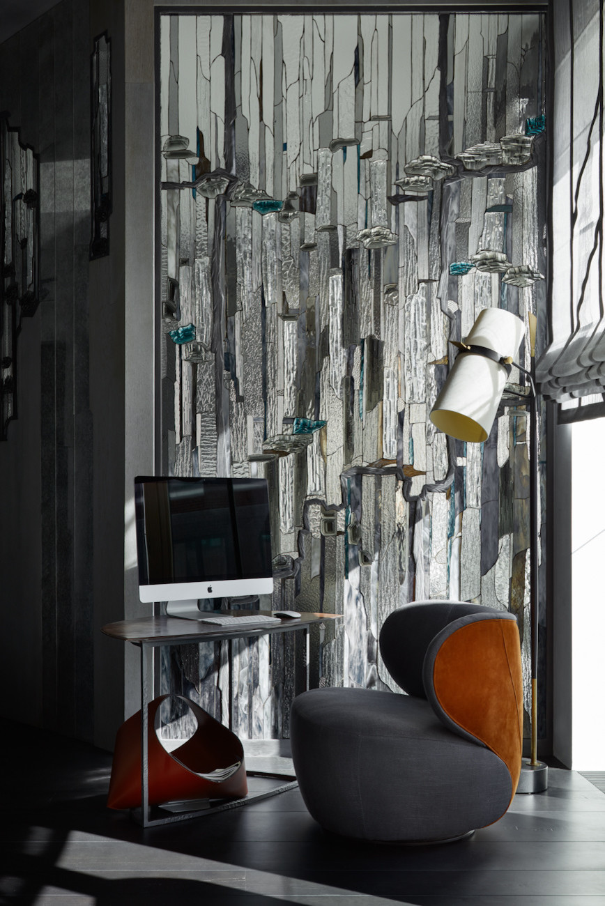 Гостиная-кухня в ЖК Садовые кварталы