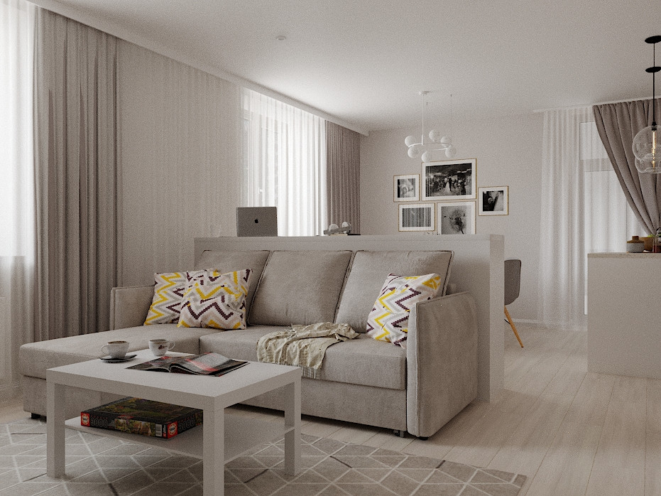 Обложка проекта: 3-х комнатная квартира