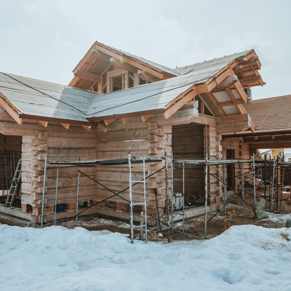 Проект "Веснушка". Гостевой дом и баня.Реализация