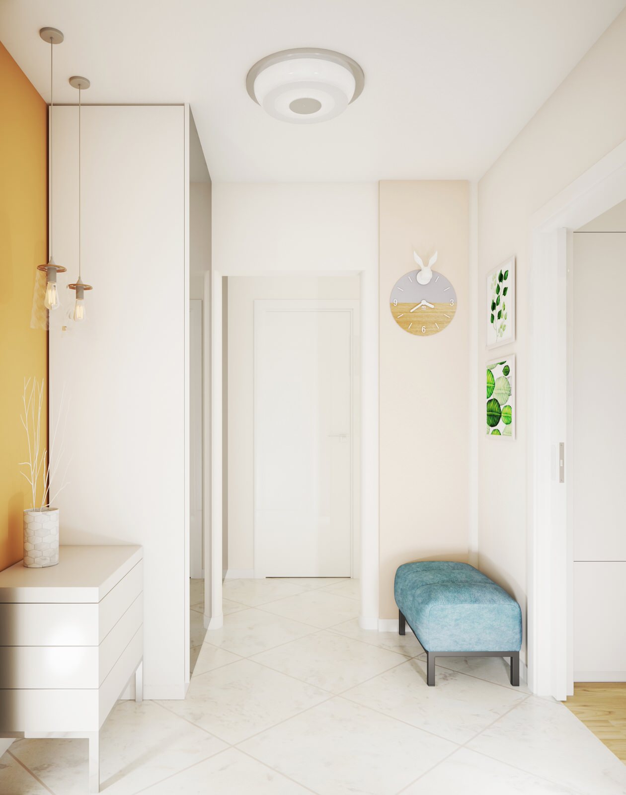 Солнечное утро в трёшке на Северо-Западе Москвы.