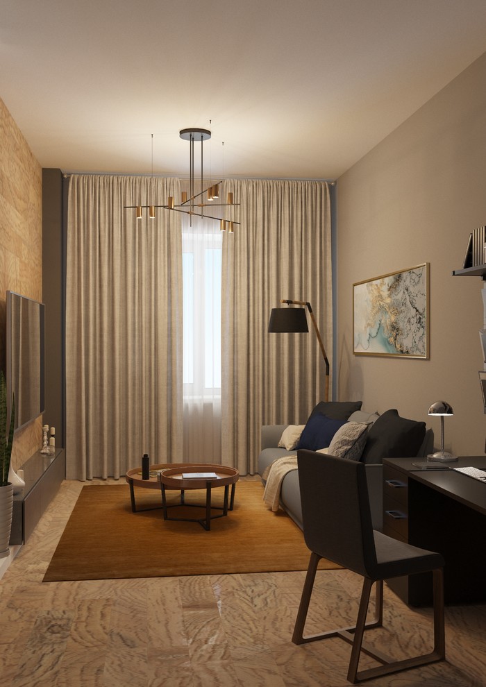 Современная квартира в центре Челябинска.