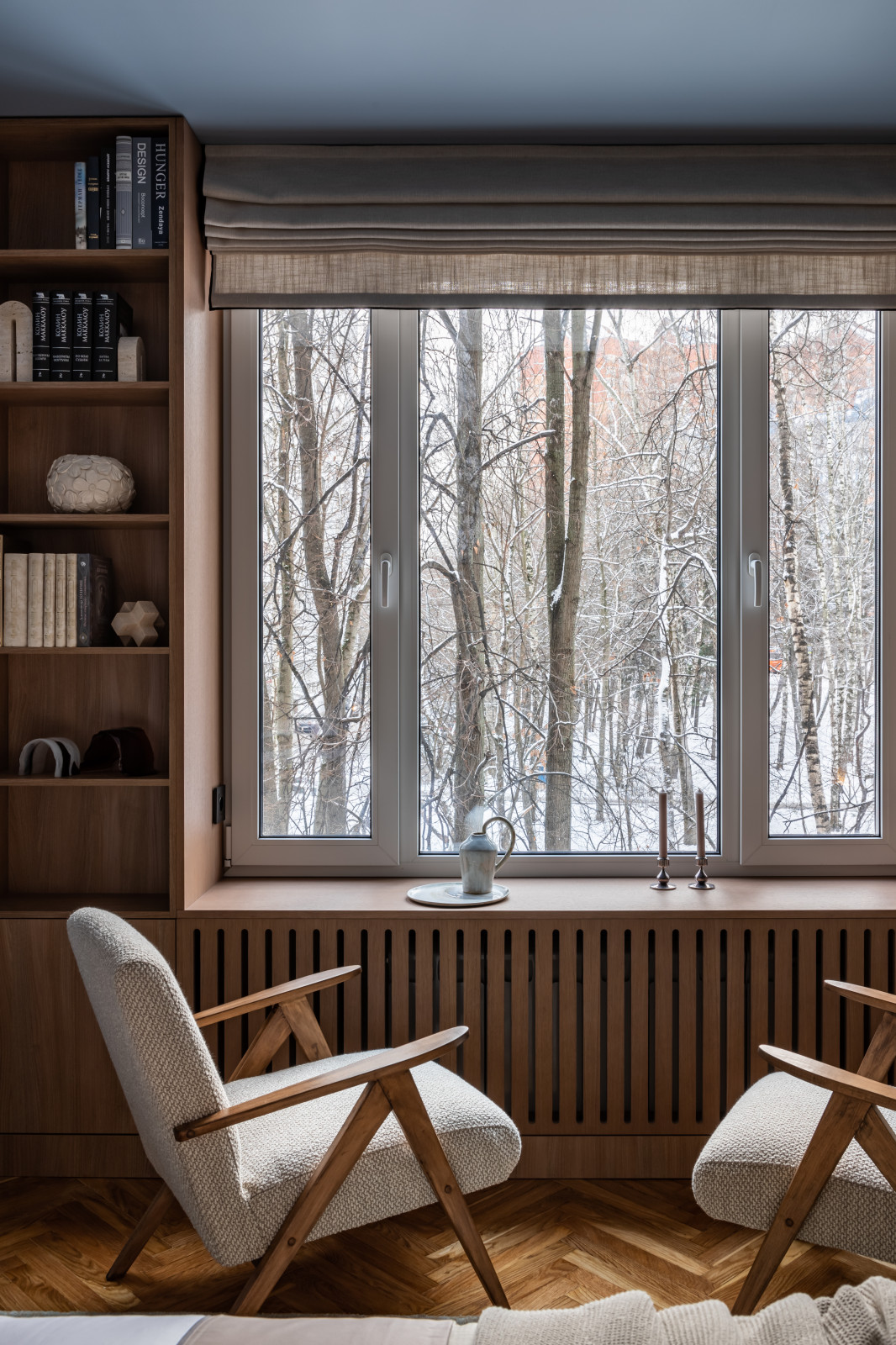 Уютная однокомнатная квартира с большим окном