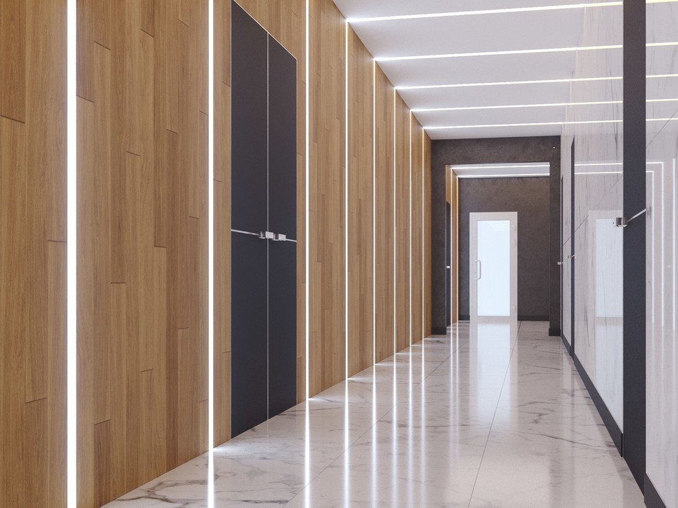 Обложка проекта: Варианты дизайна коридора в административном здании