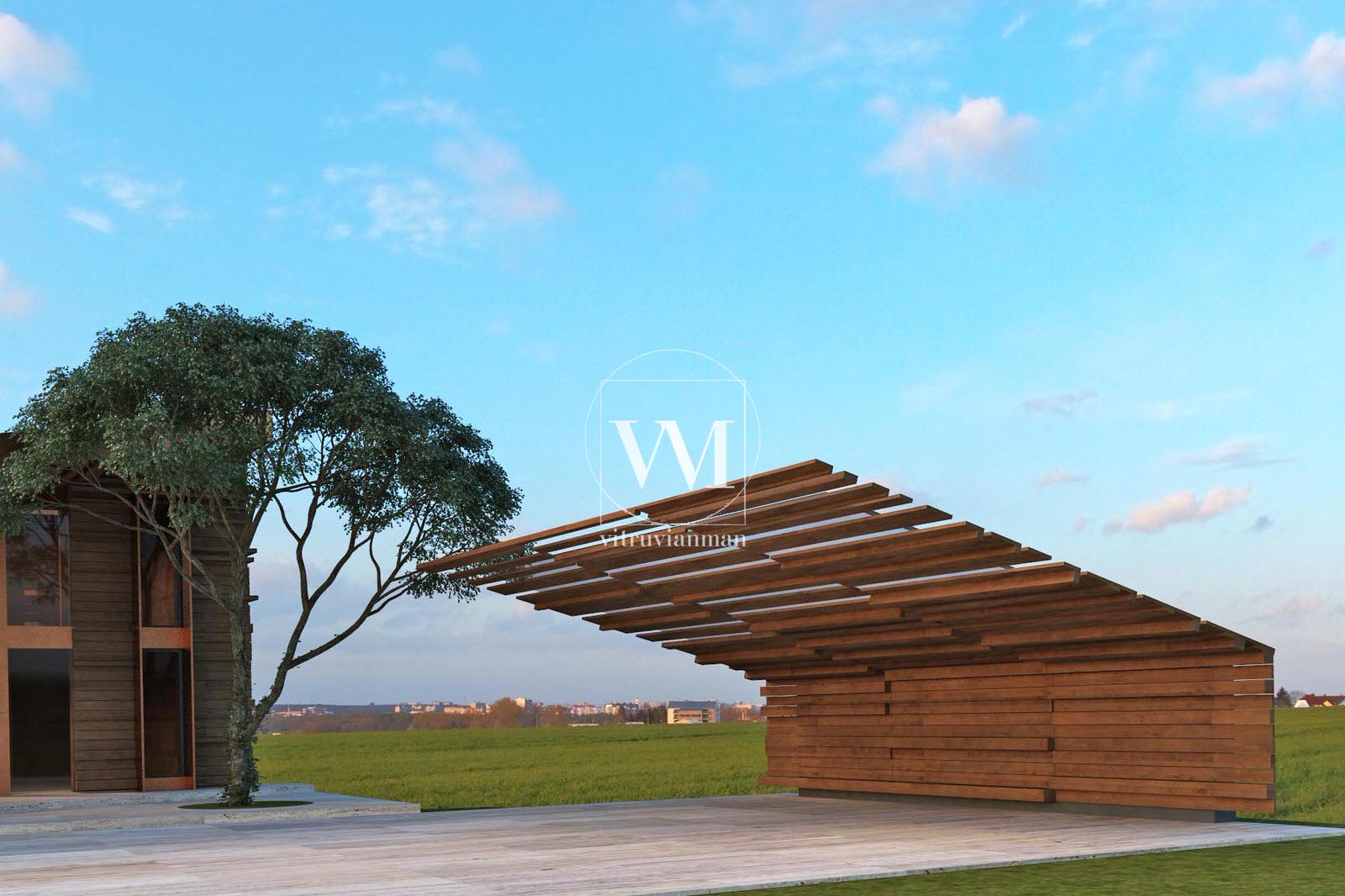 Дом в современном стиле - Архитектура дома - Проектирование дизайн строительство