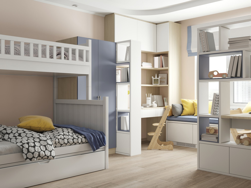 Проект Детской комнаты для брата и сестры, Спб, 2020г