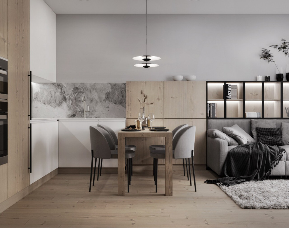 Обложка проекта: Дизайн небольшой квартиры в жк «Венский Лес»