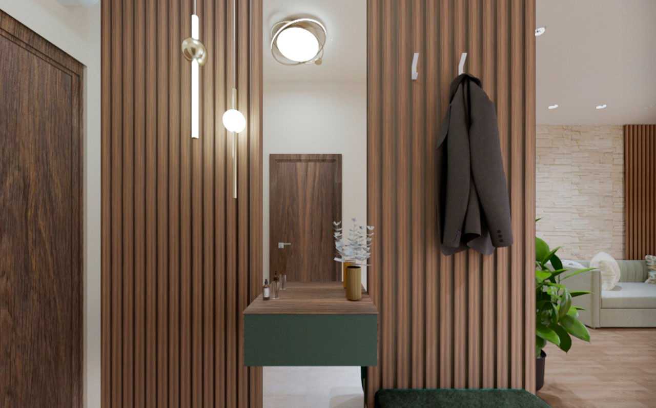 Дизайн интерьера в квартире (ЖК Охтапарк)