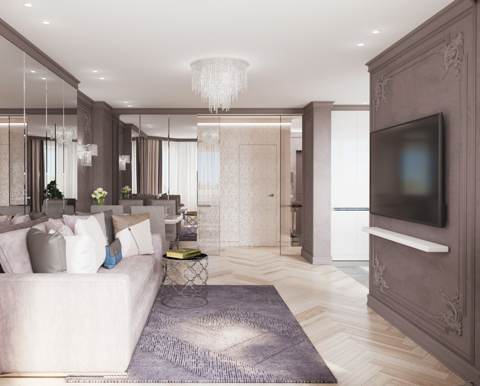 Трехкомнатная квартира современная классика