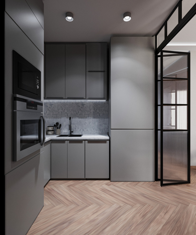 Kitchen-living room design | Дизайн кухни-гостиной