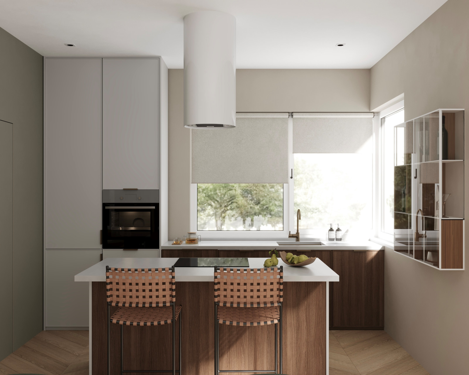 Обволакивающий интерьер дома