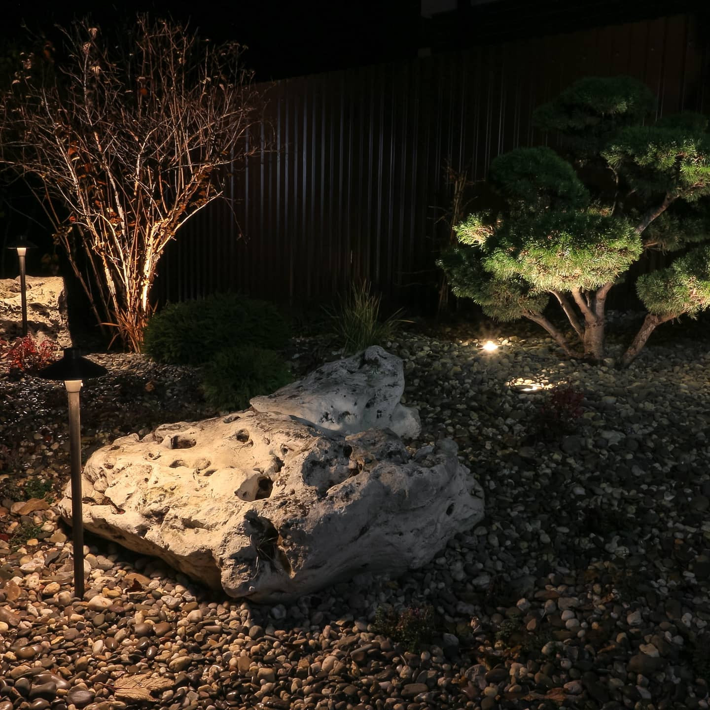 Обложка проекта: пос. Гранный ландшафтное освещение