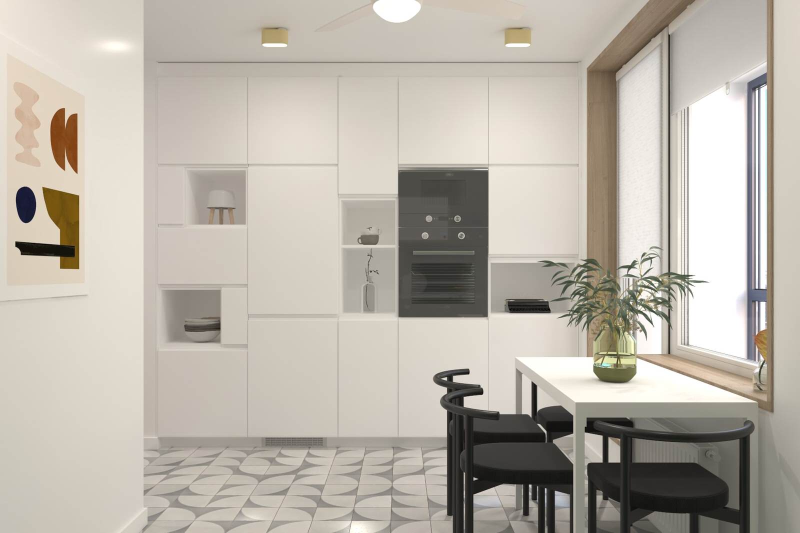 Квартира для пары фотографов в ЖК "Галактика"