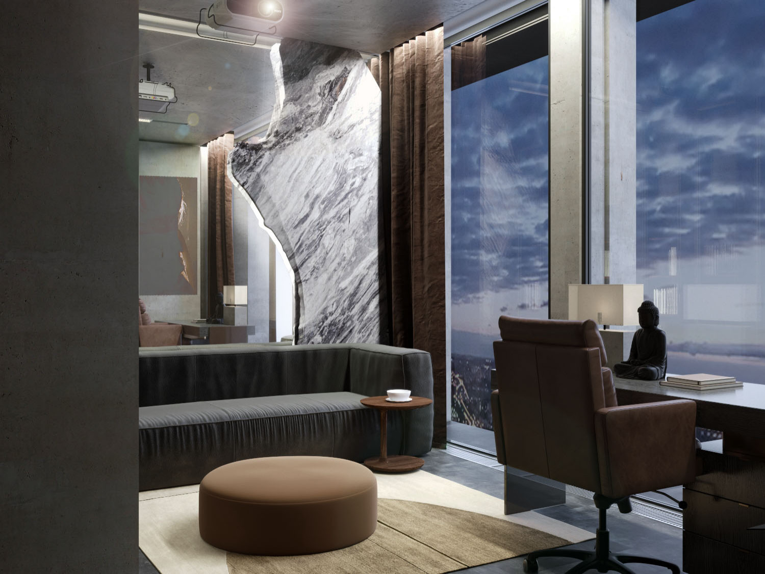 Апартаменты в небоскребе Neva Towers (Москва-Сити)