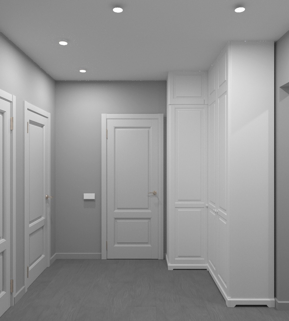 3D визуализация коридора 1