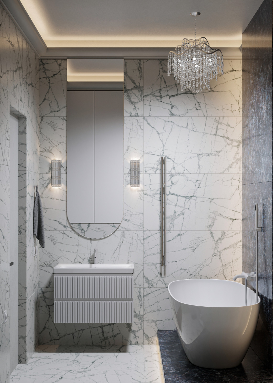 Проект 2х-комнатной квартиры в ЖК Алмонд