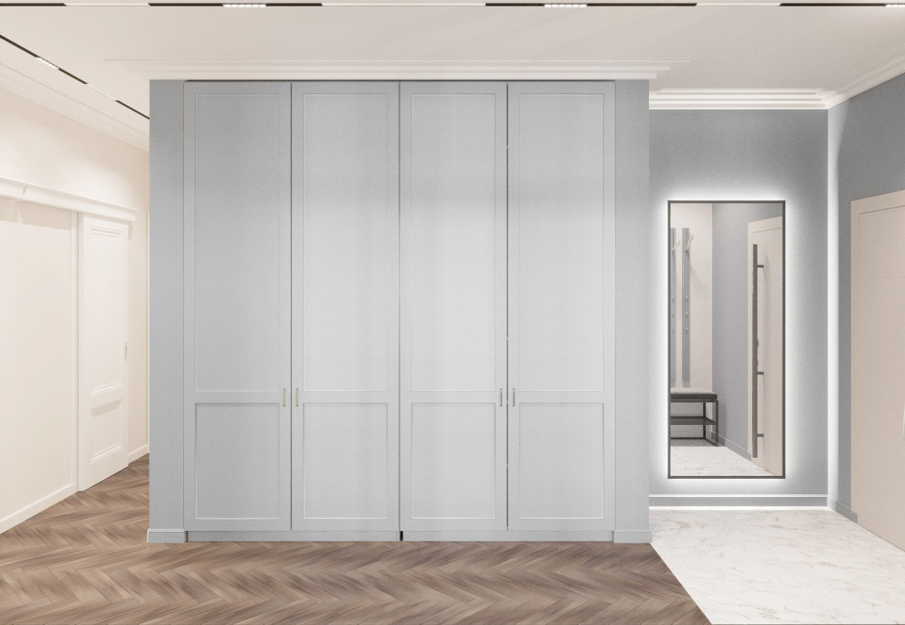 Квартира 77м2, современная классика