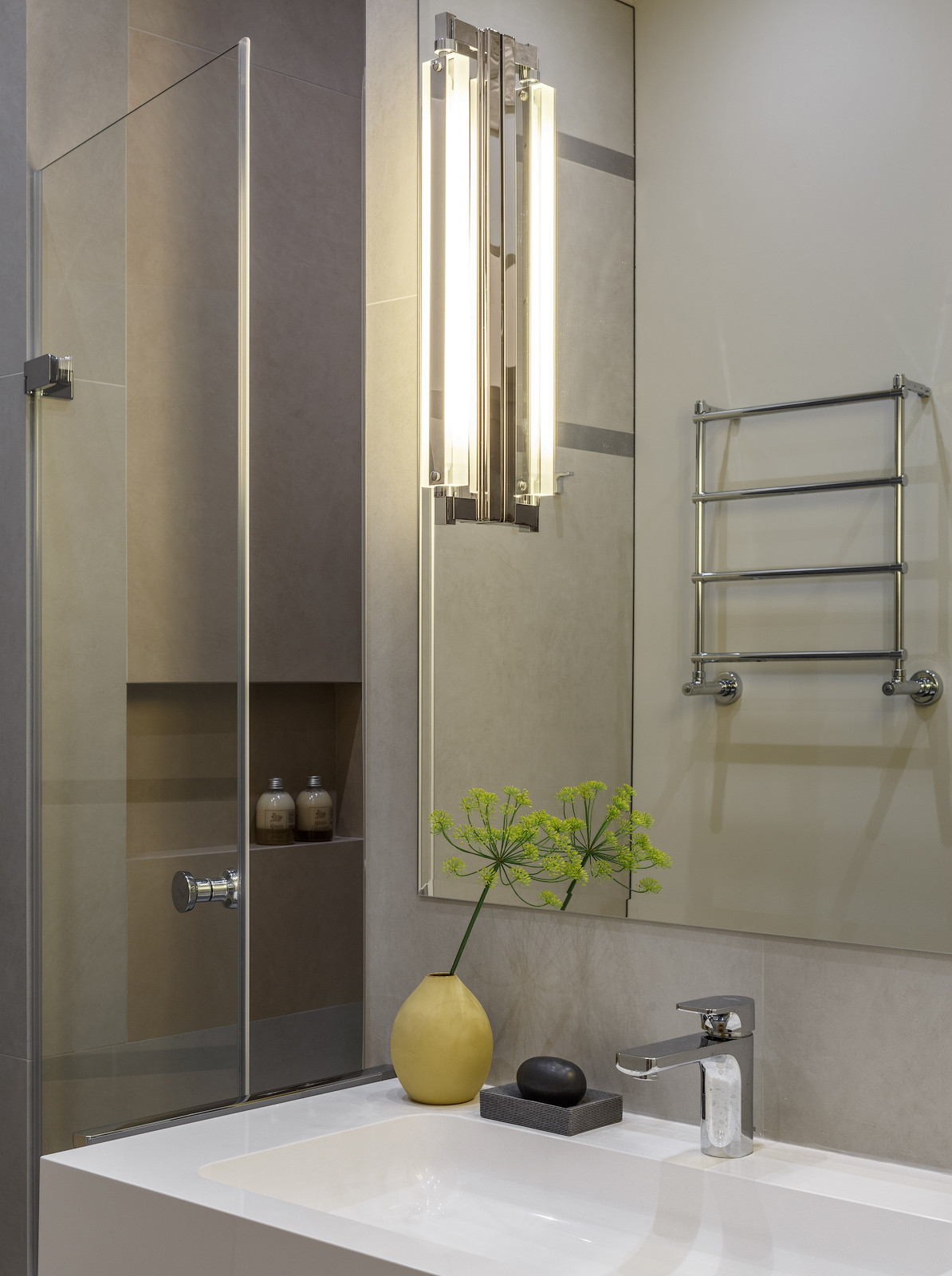 Houzz тур: Крошка-квартира с нордическим монохромом