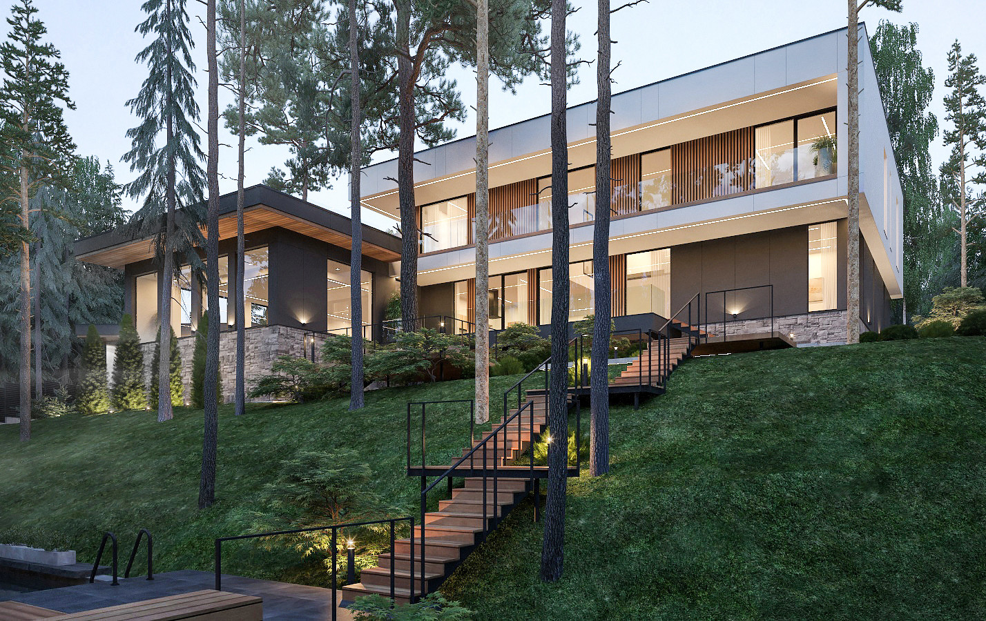 Современный дом 660 кв.м