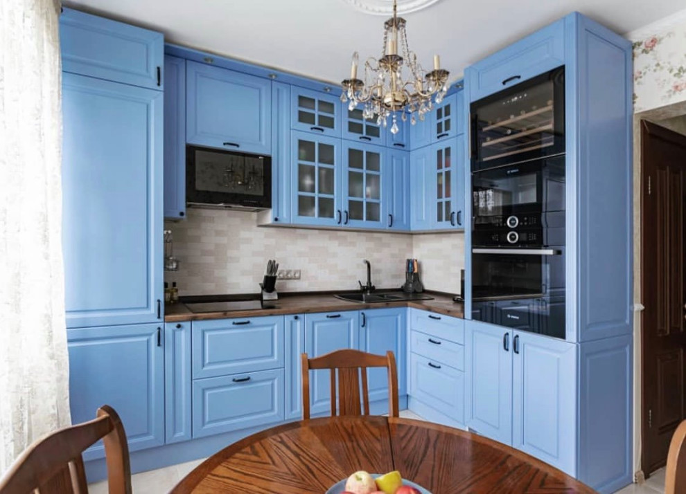 Kitchen cabinet door TV