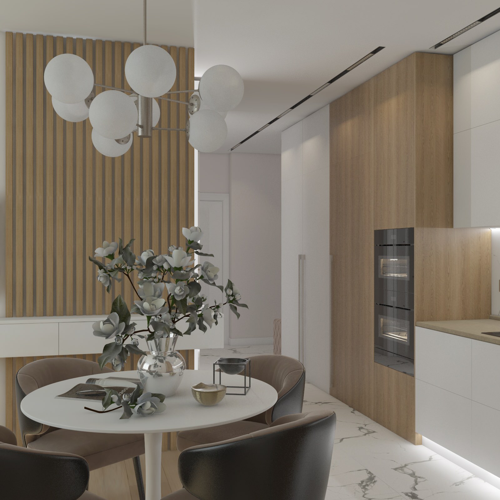 Современная квартира в ЖК 4 Сезона