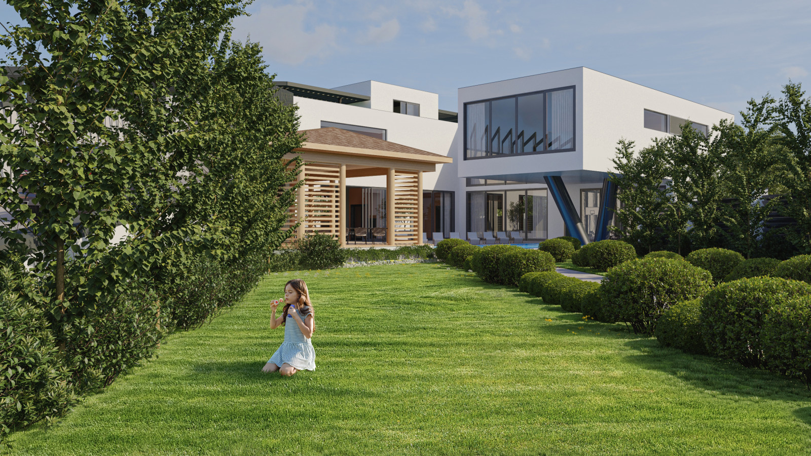 Концепция частного дома в Краснодаре (в посёлке "Немецкая Деревня")