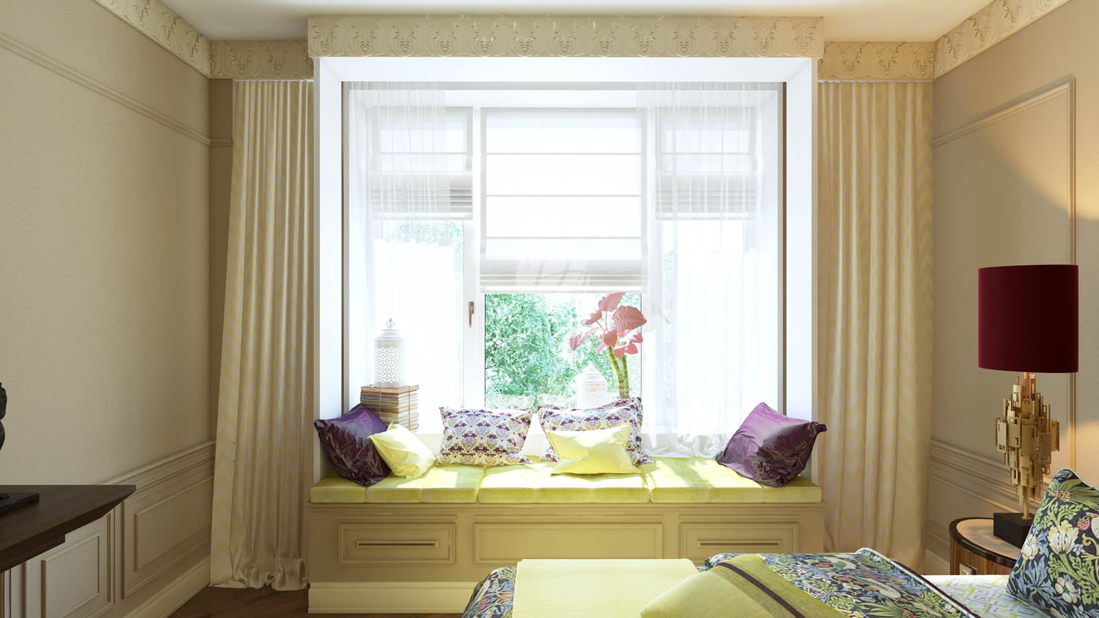 Проект квартиры. ЖК ДОМИНИОН спальня