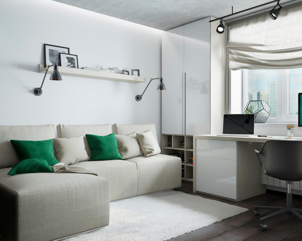 Проект однокомнатной квартиры для молодого человека.