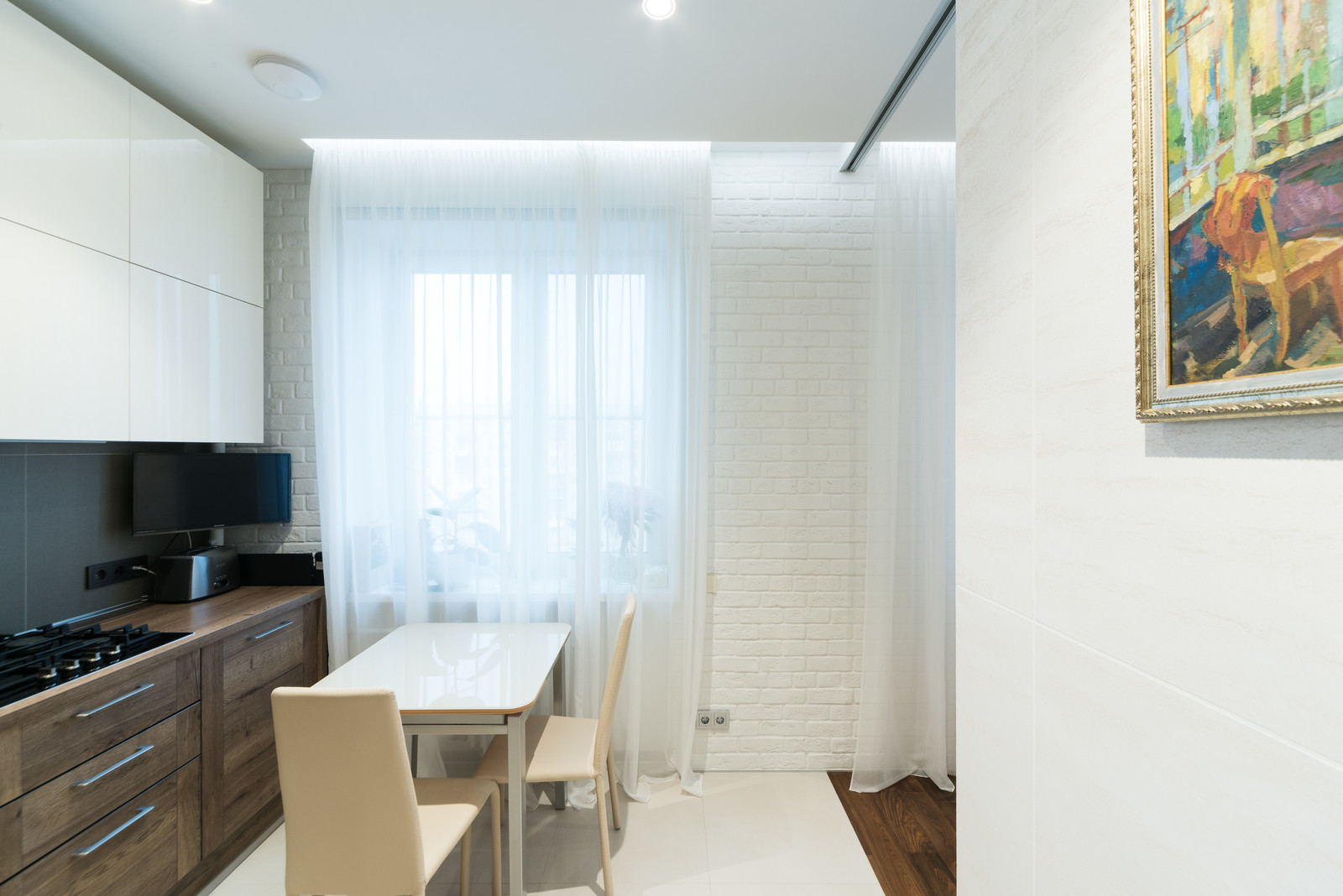 Квартира Ленинский. Контрастный минимализм